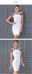 Celebrity White Bandage Dress