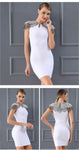 Celebrity White Bandage Dress