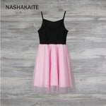 Mom and Daughter Pink Princess Dress