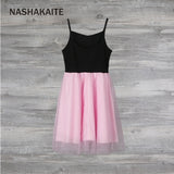 Mom and Daughter Pink Princess Dress