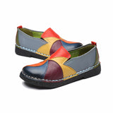 Leather Loafers Colorful Shoes