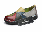 Leather Loafers Colorful Shoes