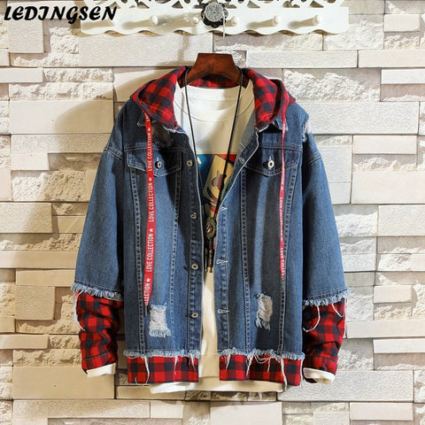 Denim Hooded Jean Jacket