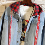 Denim Hooded Jean Jacket