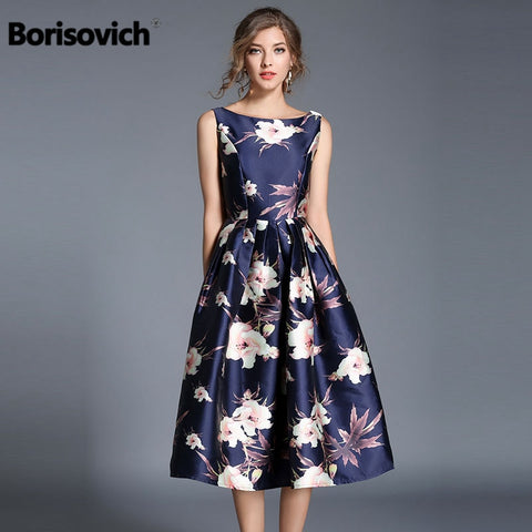 Borisovich Spring European Vintage Dress