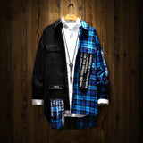 Patchwork Plaid Shirt
