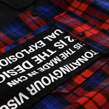 Patchwork Plaid Shirt