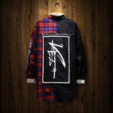 Patchwork Plaid Shirt