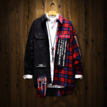 Patchwork Plaid Shirt