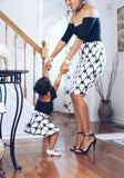 Mama And Daughter Family Dress