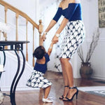 Mama And Daughter Family Dress