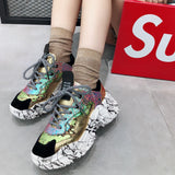 Trendy Chunky Camouflage Sneakers