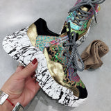 Trendy Chunky Camouflage Sneakers