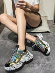 Trendy Chunky Camouflage Sneakers