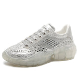 Rhinestone Casual Sneakers