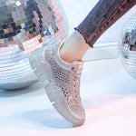 Rhinestone Casual Sneakers