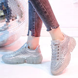 Rhinestone Casual Sneakers