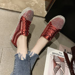 Rhinestone Loafers Casual Sneakers