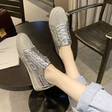 Rhinestone Loafers Casual Sneakers