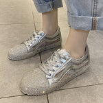 Rhinestone Loafers Casual Sneakers