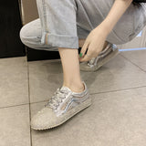 Rhinestone Loafers Casual Sneakers