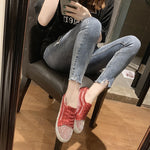 Rhinestone Loafers Casual Sneakers