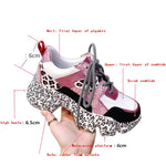 Cowhide women's sneakers