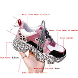 Cowhide women's sneakers