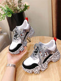 Cowhide women's sneakers