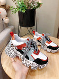 Cowhide women's sneakers