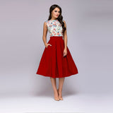 Women Elegant Vintage Dress