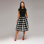 Women Vintage Dot Dress