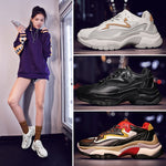 Leather Colorful Women's Sneakers