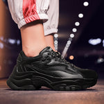 Leather Colorful Women's Sneakers