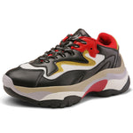 Leather Colorful Women's Sneakers