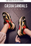 Leather Colorful Women's Sneakers