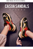 Leather Colorful Women's Sneakers
